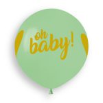 100% FSC-Certified NRL Balloons Oh Baby! Gold