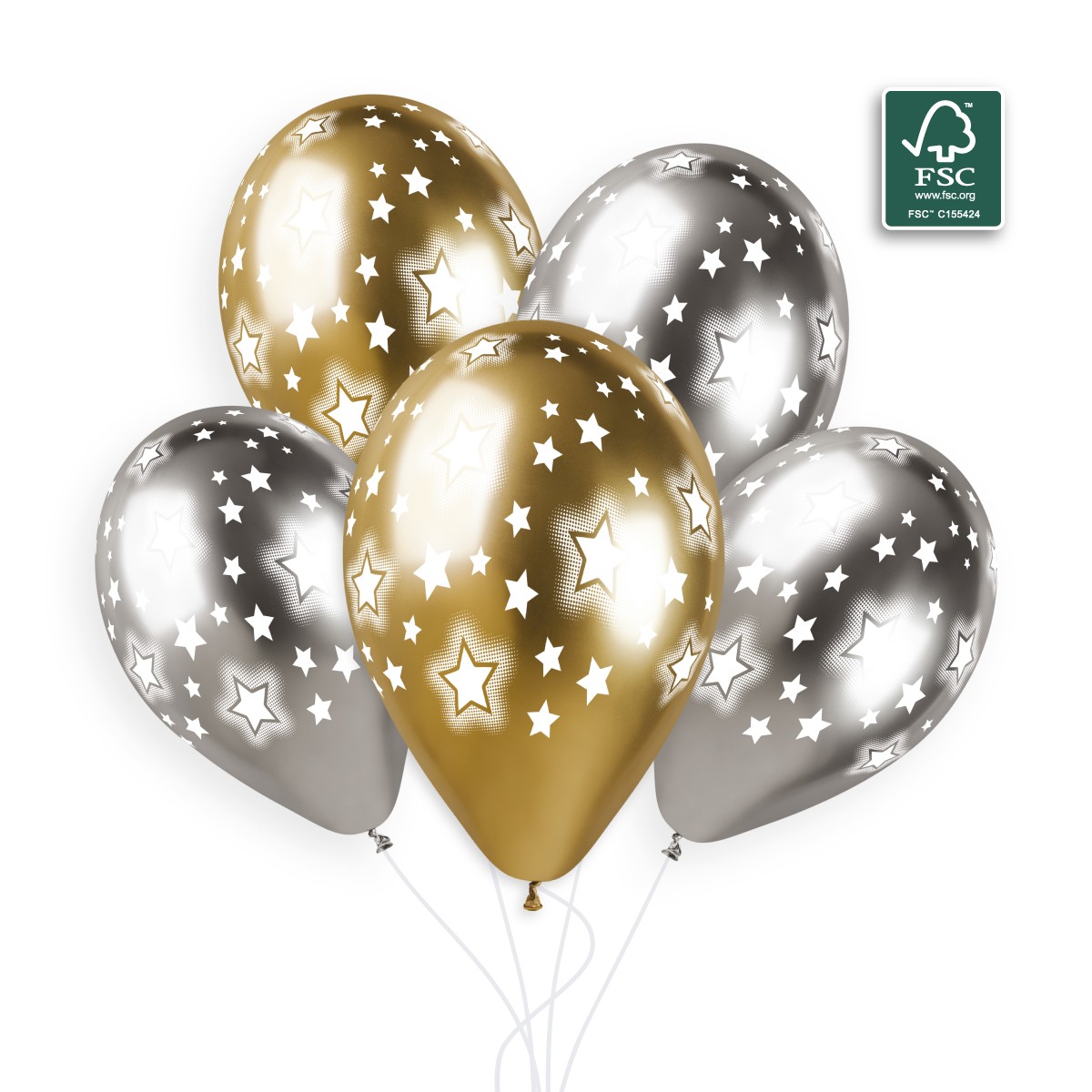 100% FSC-Certified NRL Balloons Cosmic Stars