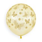 100% FSC-Certified NRL Balloons Golden Butterflies