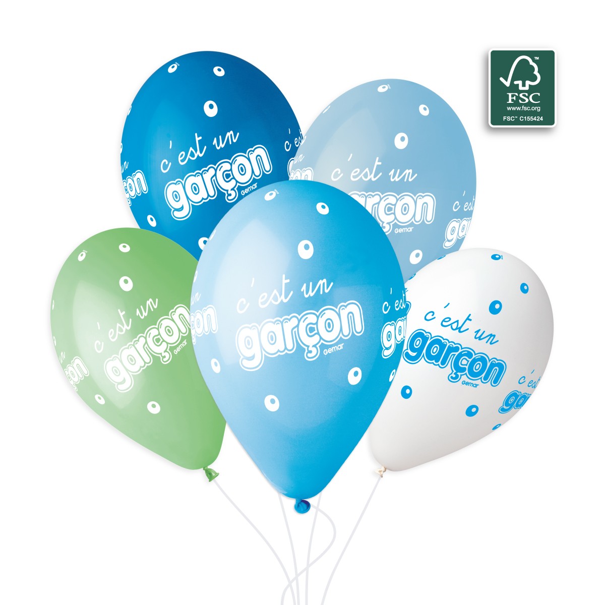 100% FSC-Certified NRL Balloons C'est un Garçon