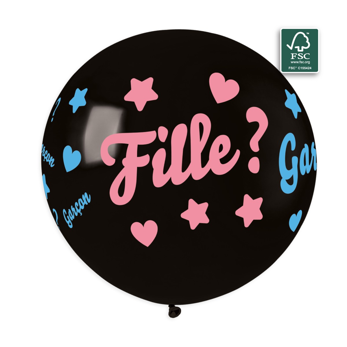 100% FSC-Certified NRL Balloons Gender Reveal