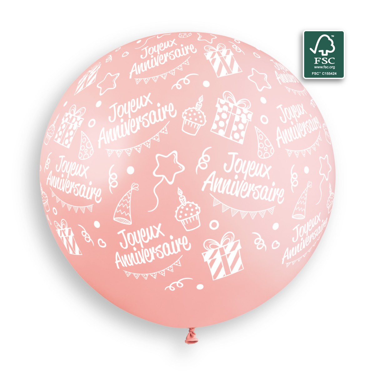 100% FSC-Certified NRL Balloons Joyeux Anniversaire