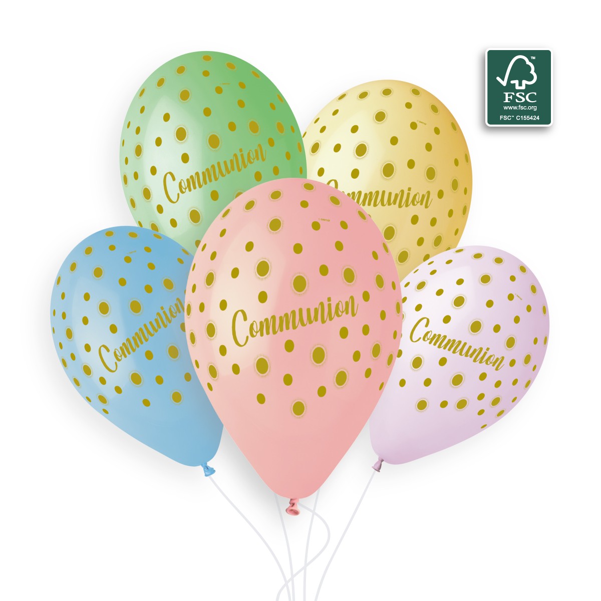 100% FSC-Certified NRL Balloons Communion Or