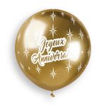100% FSC-Certified NRL Balloons Joyeux Anniversaire Shiny