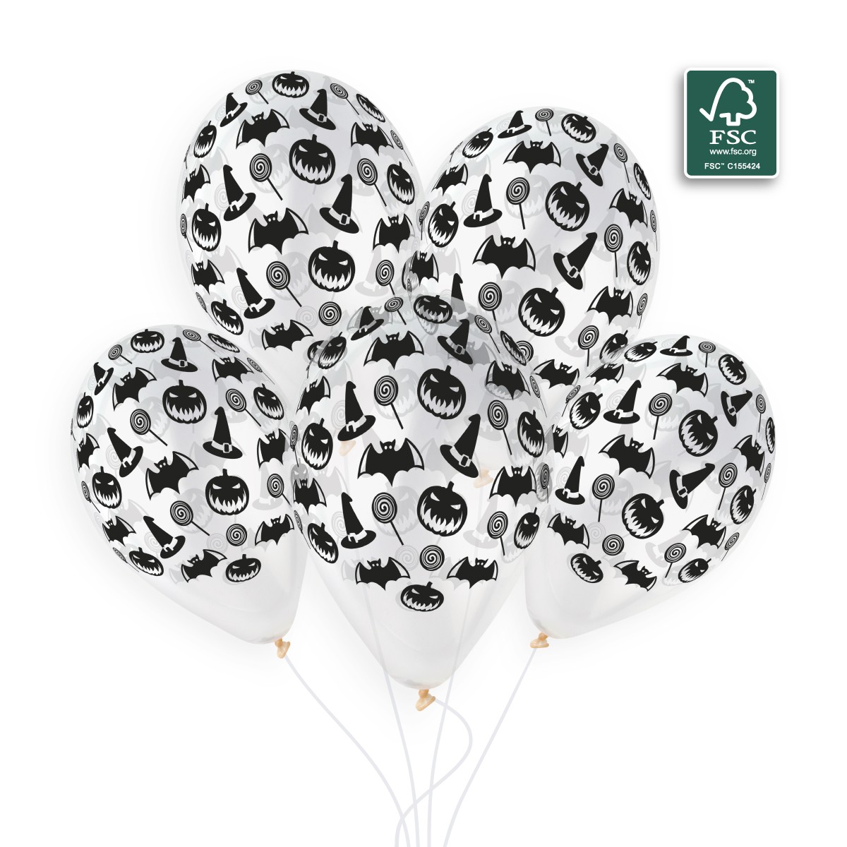 100% FSC-Certified NRL Balloons Halloween Texture