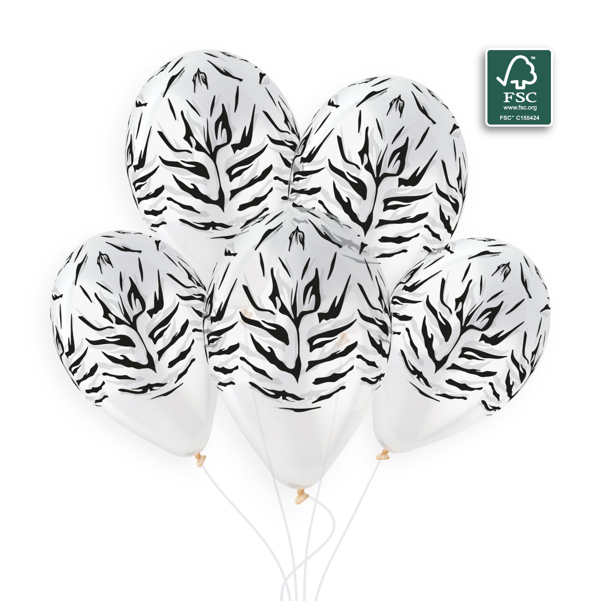 100% FSC-Certified NRL Balloons Animal Stripes