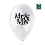 100% FSC-Certified NRL Balloons Mr & Mrs
