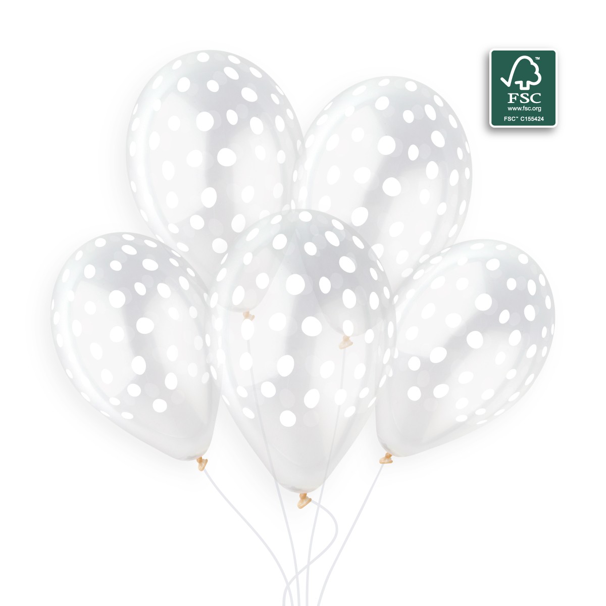 100% FSC-Certified NRL Balloons Panda Spots
