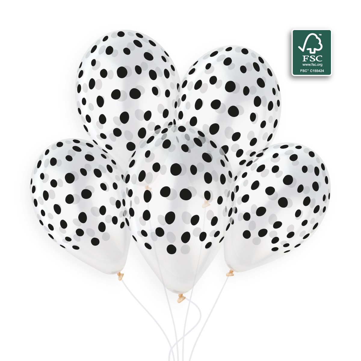 100% FSC-Certified NRL Balloons Panda Spots