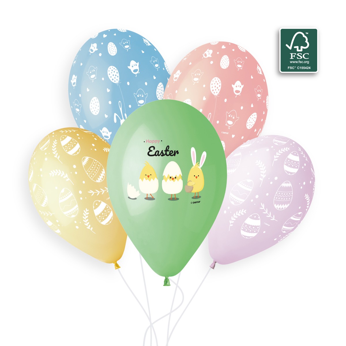 100% FSC-Certified NRL Happy Easter Bunny & Eggs