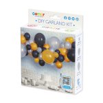 DIY Garland Kit Black Silver & Gold