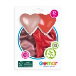 100% FSC-Certified NRL Balloons Assorted Hearts