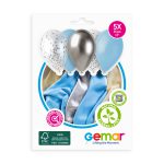 100% FSC-Certified NRL Balloons Assorted for Men Silver Confetti