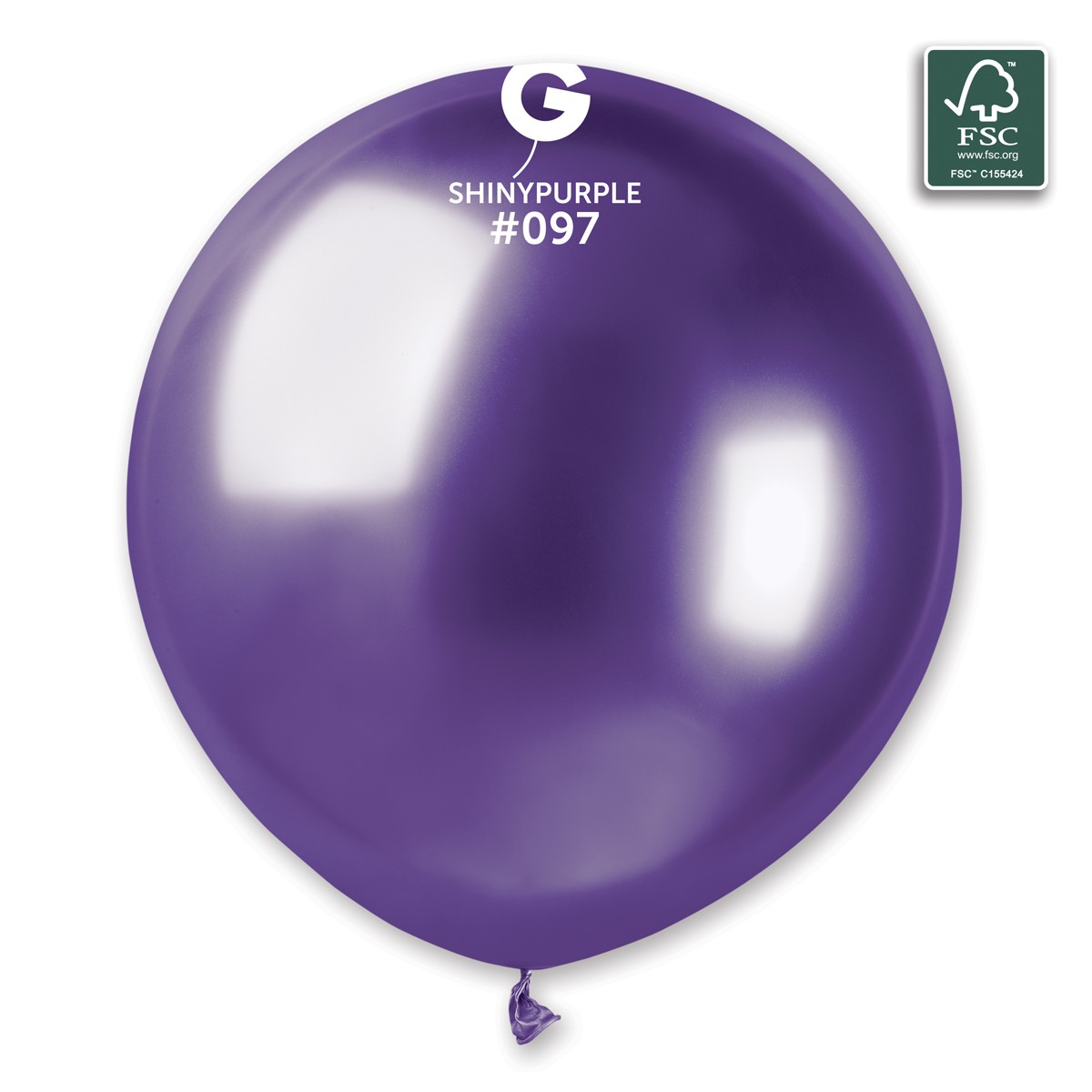 100% FSC-Certified NRL Balloons Shiny Purple