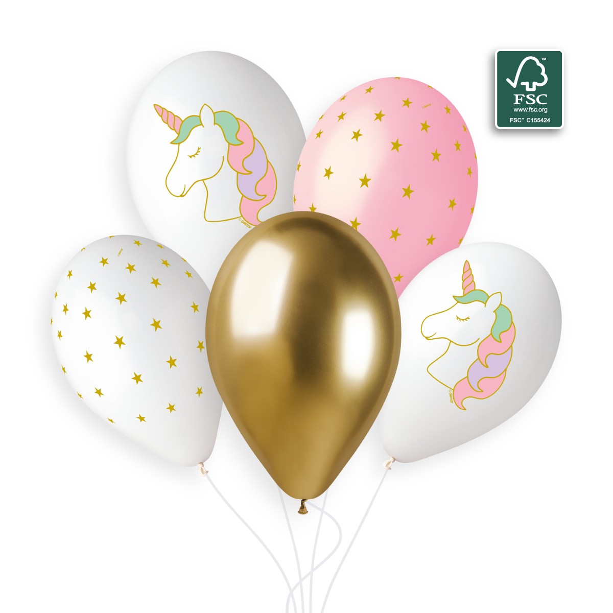 100% FSC-Certified NRL Gold Confetti Stars SWEET UNICORN