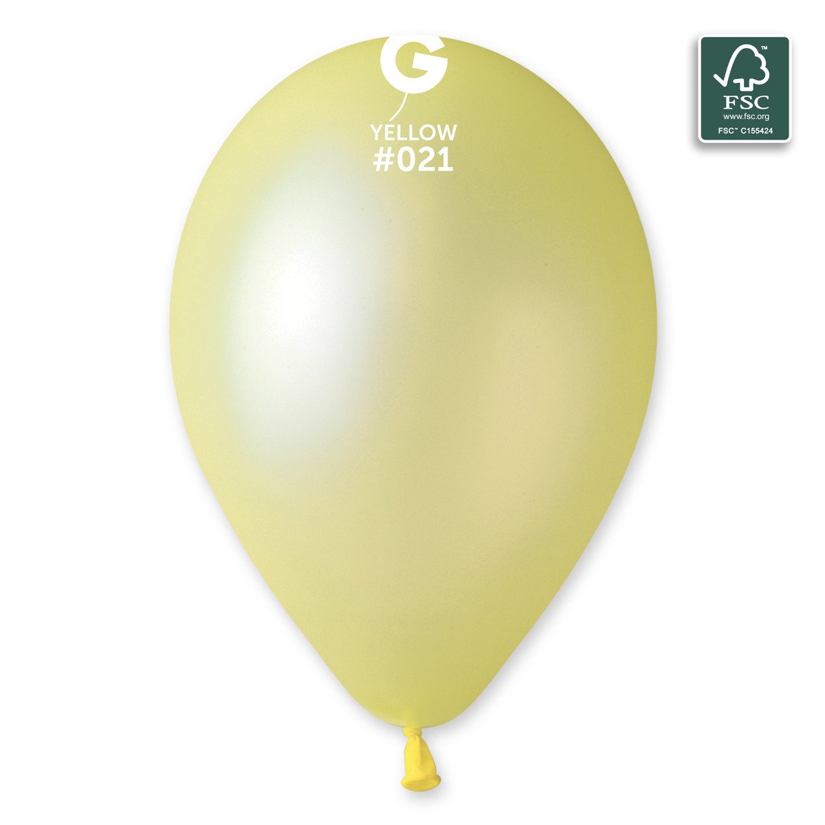 100% FSC-Certified NRL Balloons Yellow