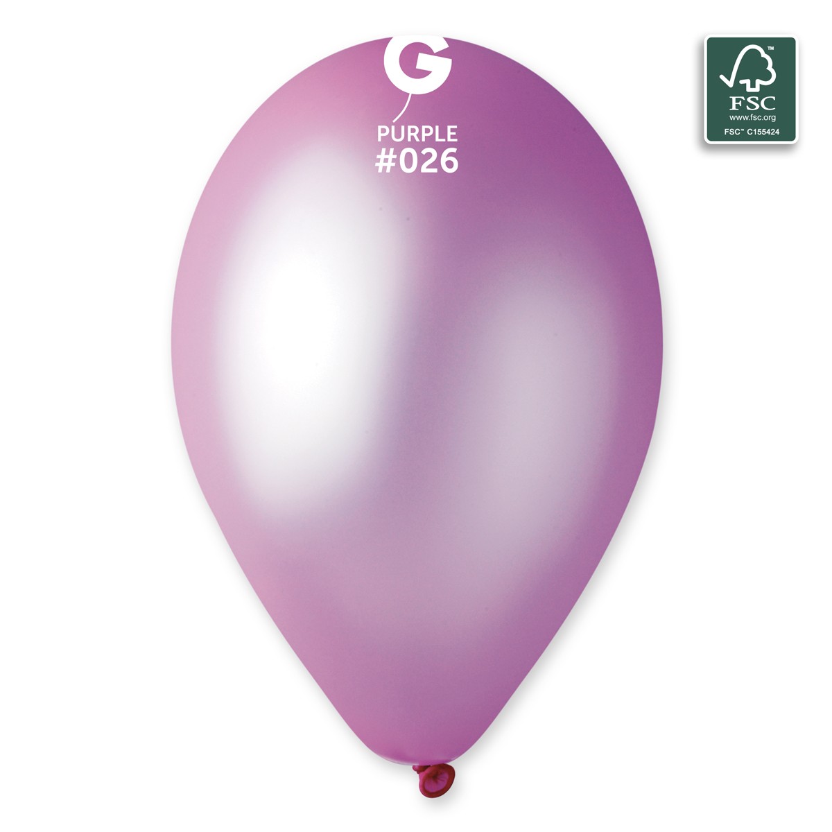 100% FSC-Certified NRL Balloons Purple
