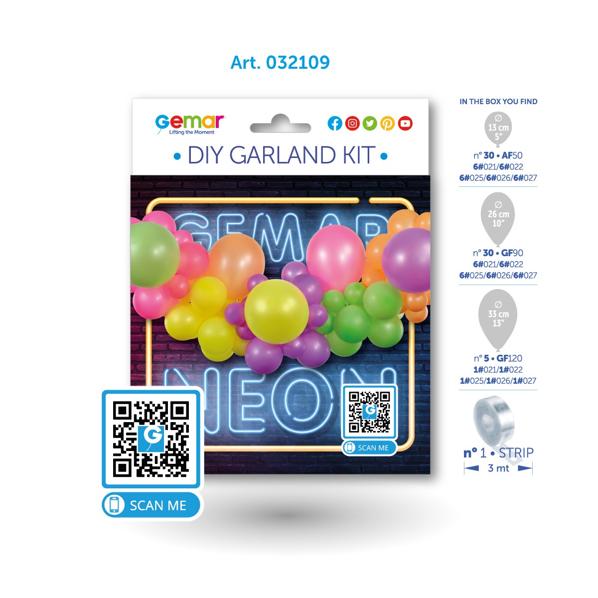 DIY Garland Kit Fluo