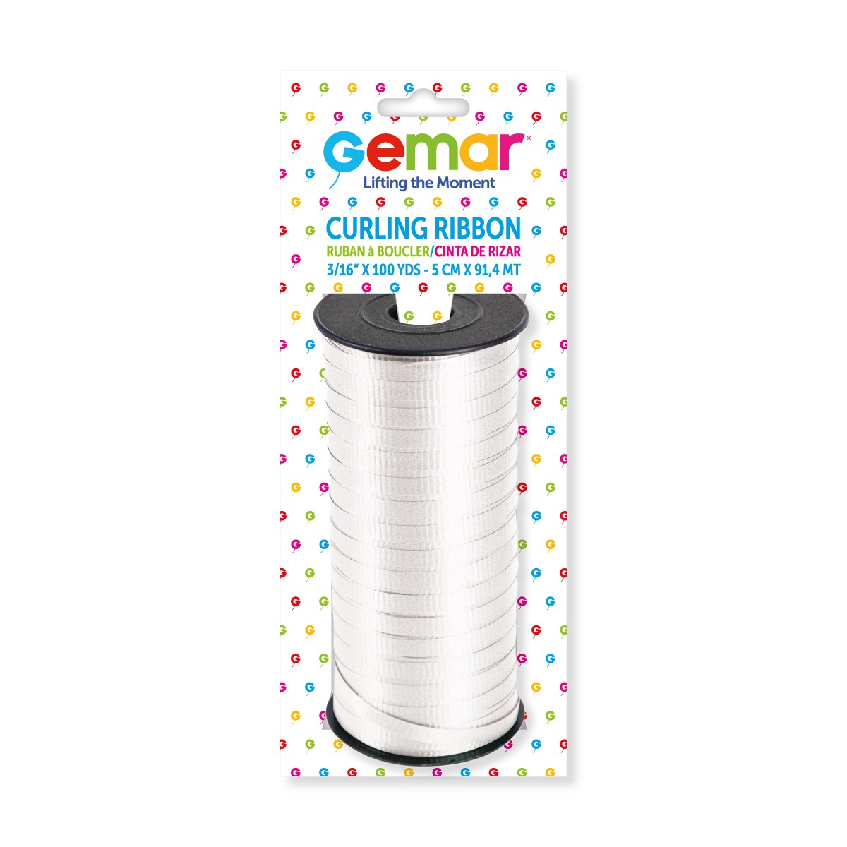 Curling Ribbon White