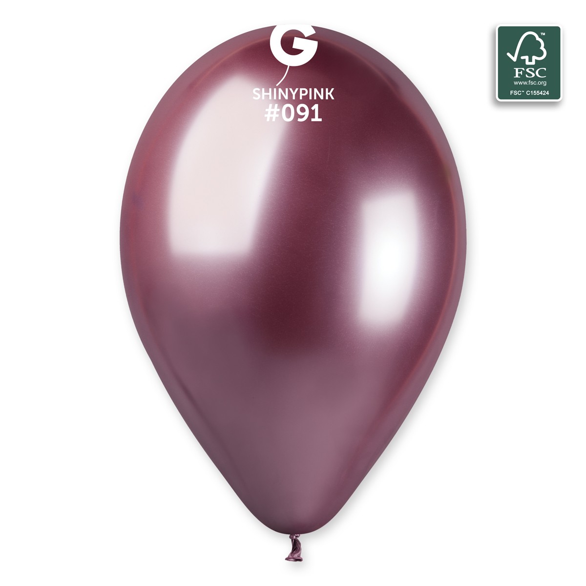 100% FSC-Certified NRL Balloons Shiny Pink