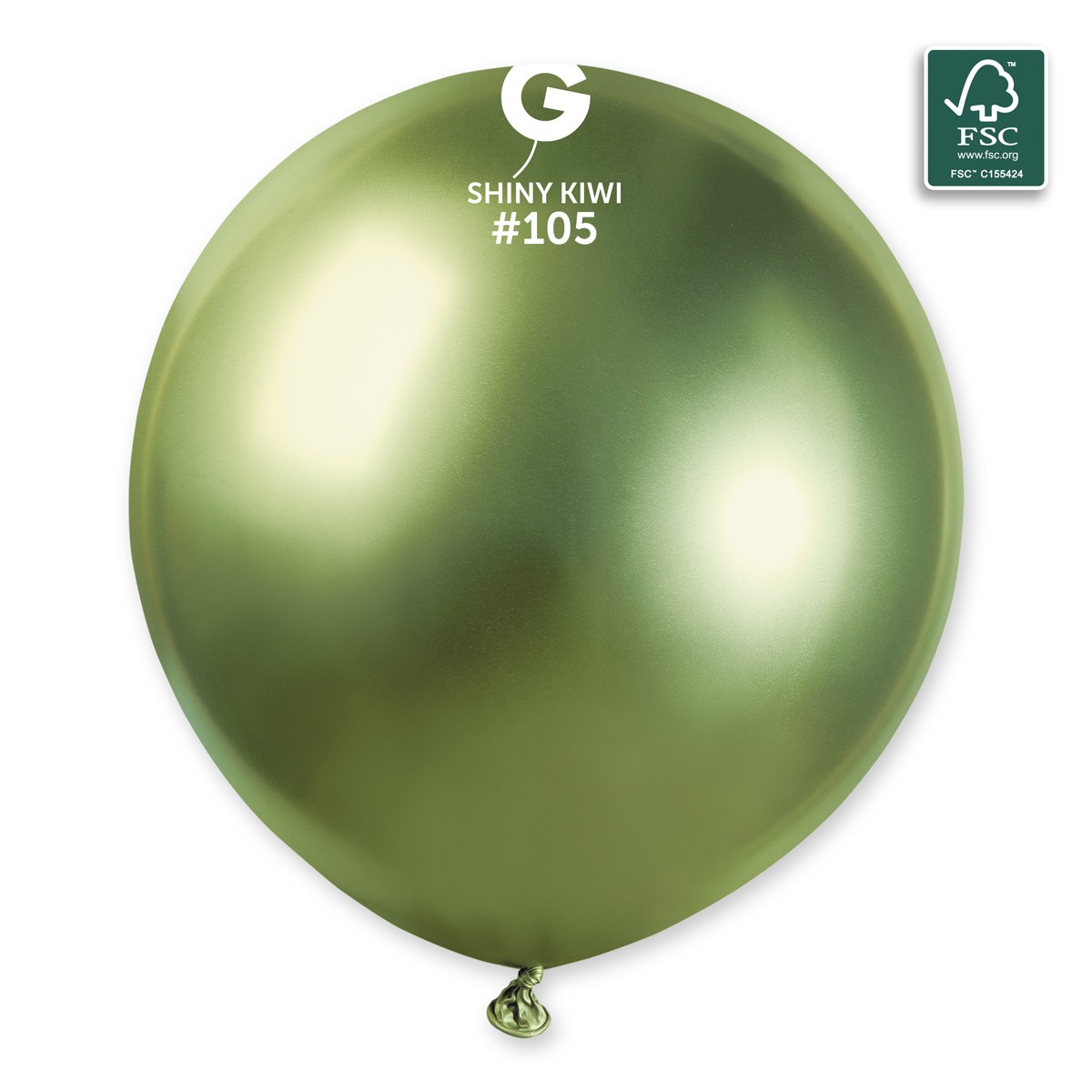 100% FSC-Certified NRL Balloons Shiny Kiwi