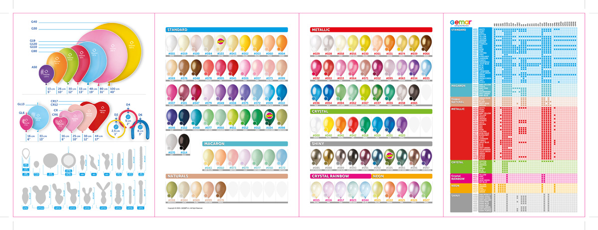 Gemar Size & Colour folder