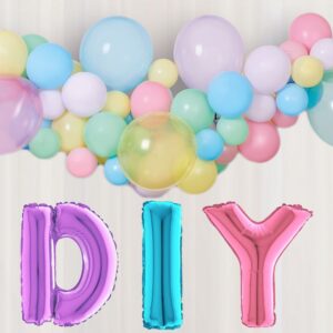 diy page gemar balloons